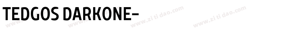 tedGos DarkOne字体转换